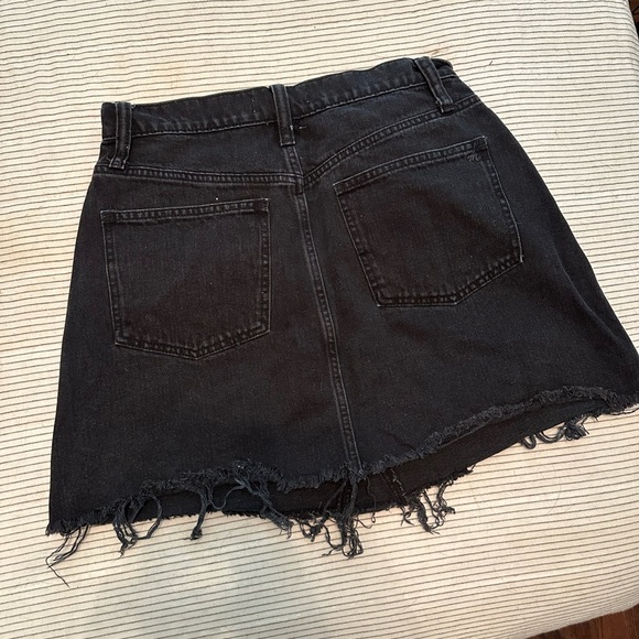 Black Madewell Denim Mini Skirt - Picture 2 of 3